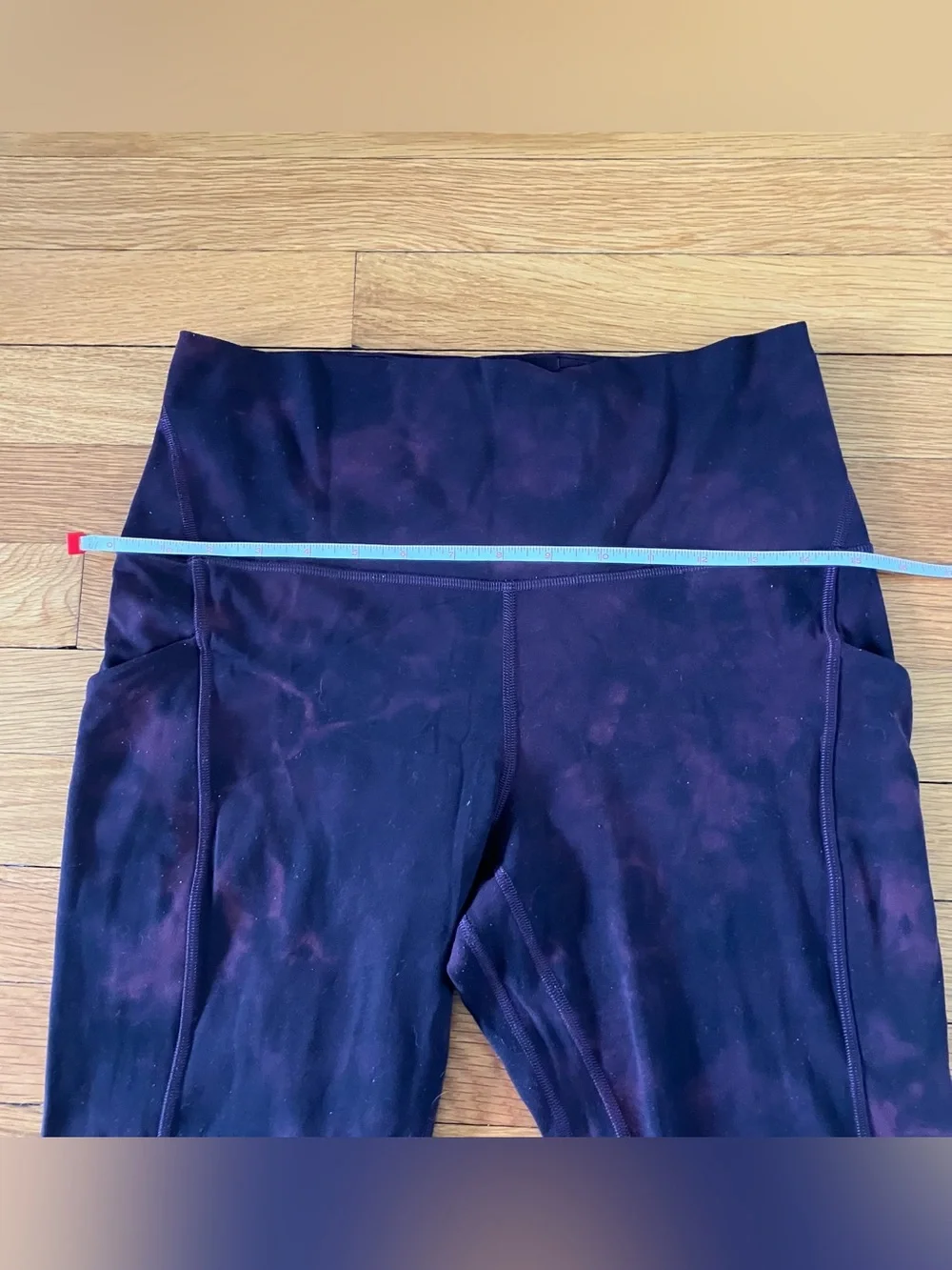 Lululemon Maroon Black Diamond Dye Align High-Rise Pant Leggings Pockets 10